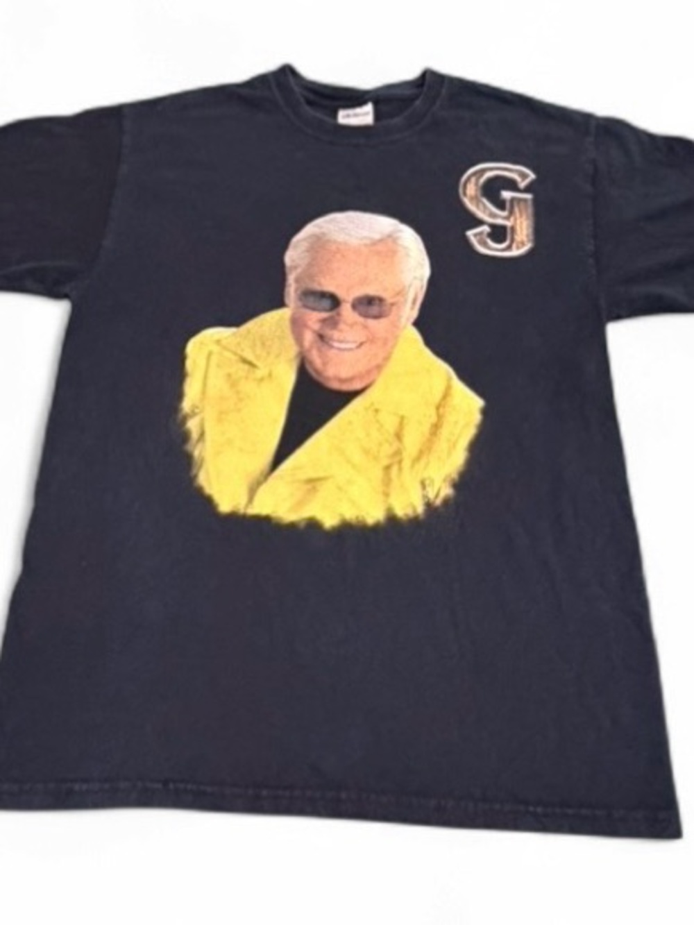 George Jones I Saw No Show 2009 Tour T-Shirt Size M-Vintage Country Music